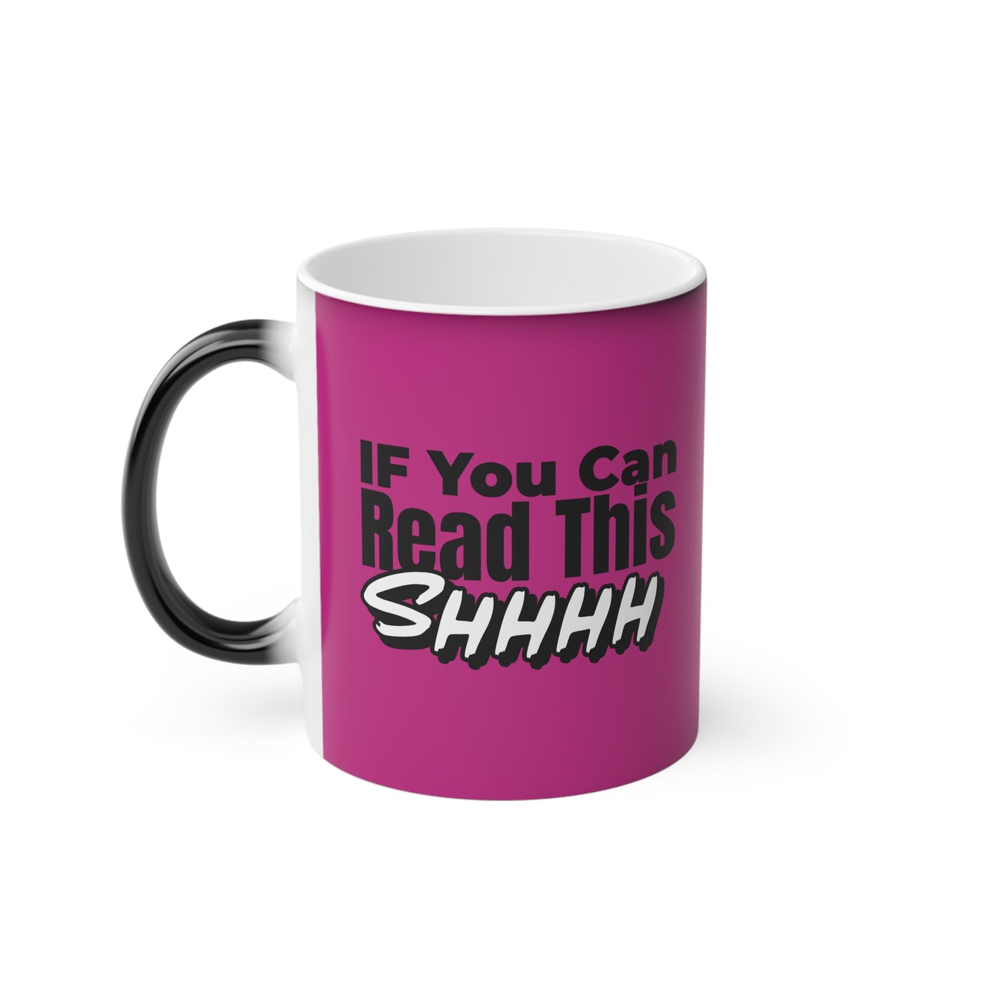 Shhh - Pink and Black Magic Mug